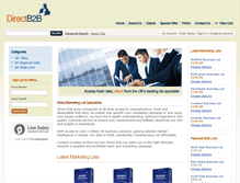 Tablet Screenshot of directb2b.co.uk